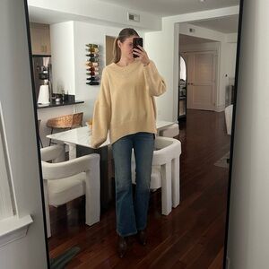 Topshop Oversized V-Neck Sweater